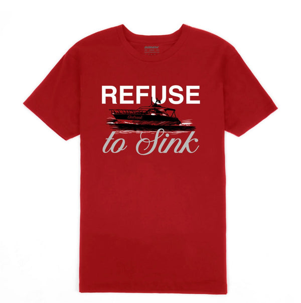Outrank - Refuse To Sink Red Tee