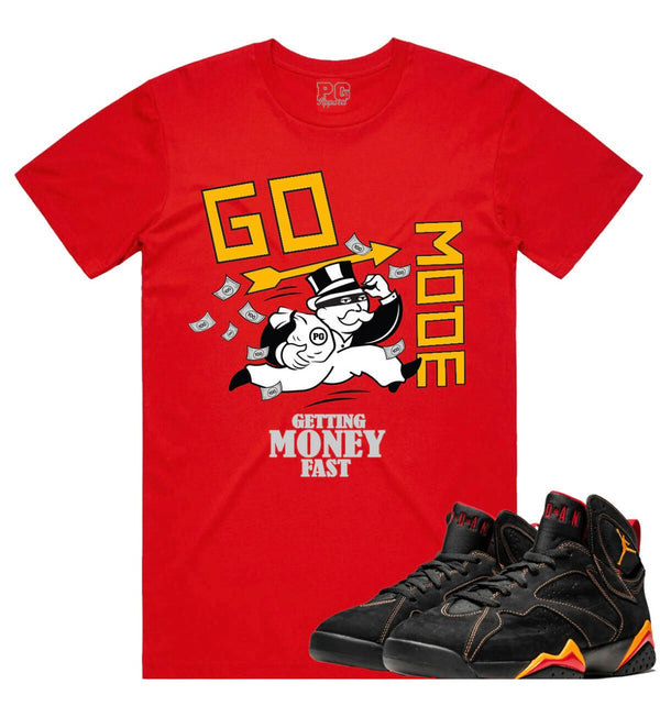 Planet of Grapes - Go Mode Red / Gold Tee