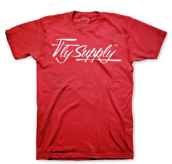 Fly Supply - Logo Red Tee