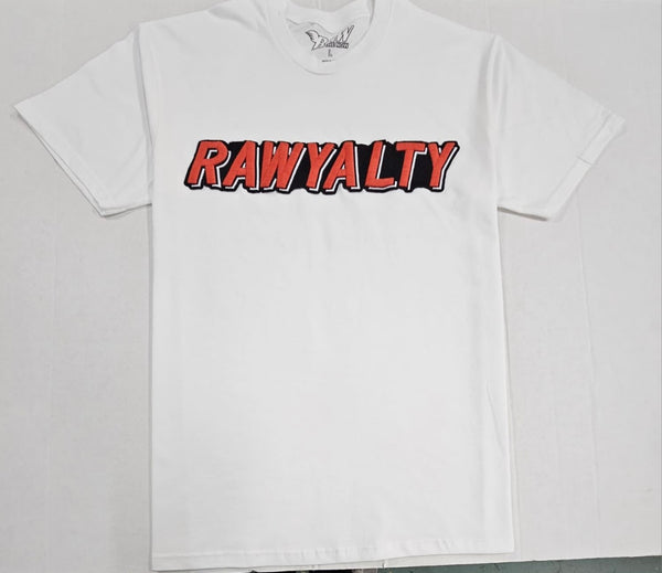 Rawalty - 3D White / Red Tee