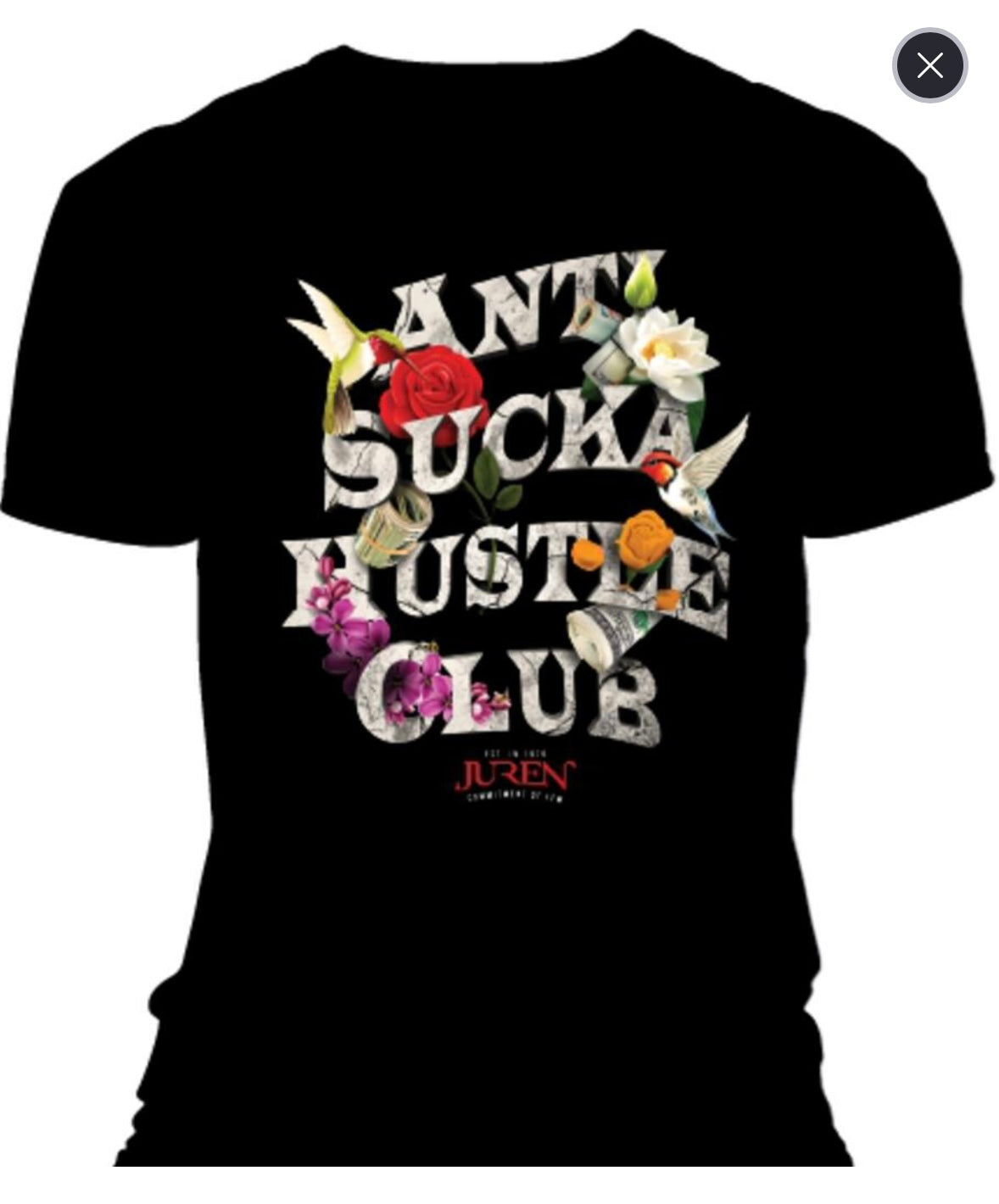 Anti Sucka - Black Tee