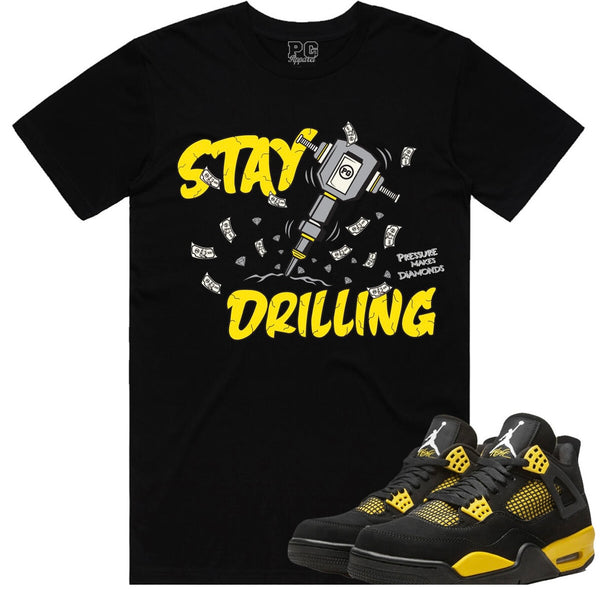 Planet Of The Grapes - Stay Drilling Black Tee