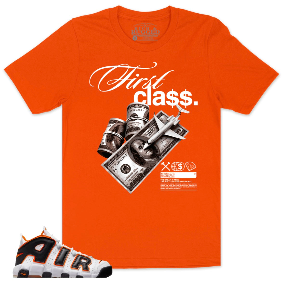 Rich & Rugged - First Class Orange Tee