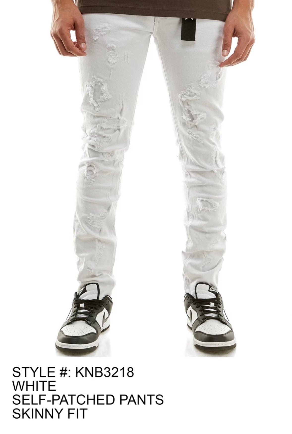 KDNK - KNB3218 White Jean