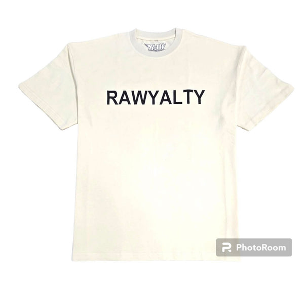 Rawalty - essentials Rawalty Khaki / White Tee