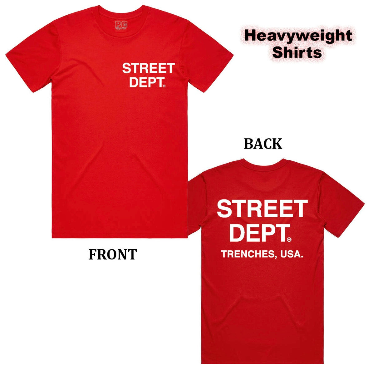 Street Dept - Red White Tee