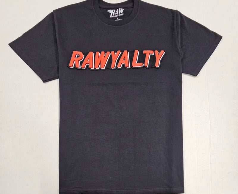 Rawalty - 3D Black / Red Tee