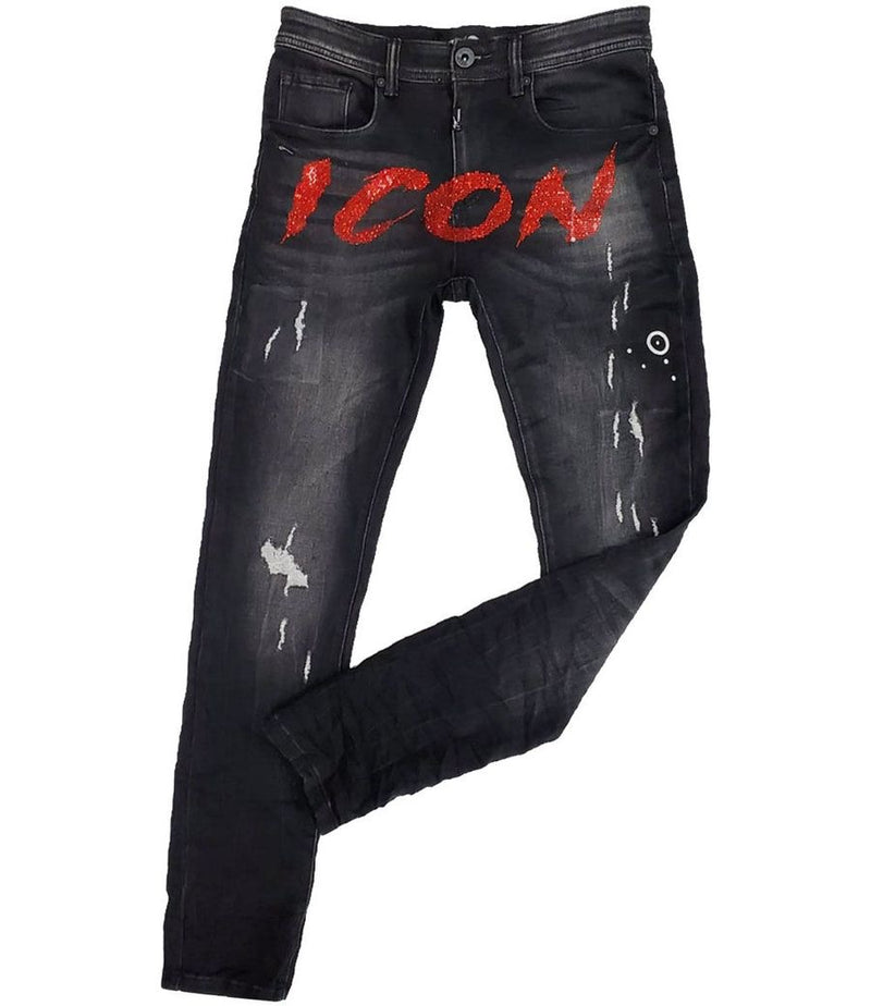 Rawalty - Jean Icon Black / Red