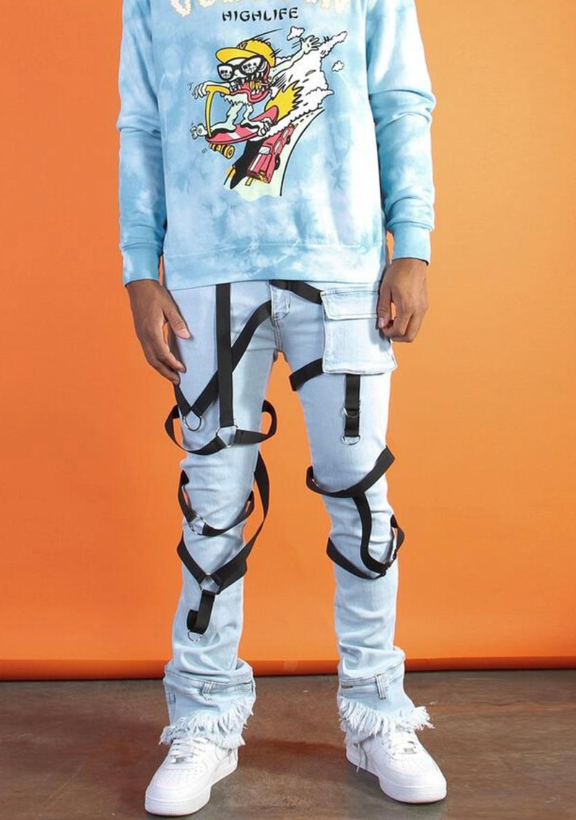 Cooper 9 - 506 Tactical Suspender Stack Jeans Retro Wash (2150629)