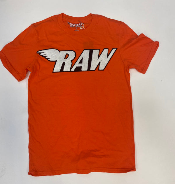Rawalty - RAW Orange / White Tee