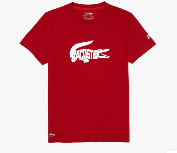 LACOSTE - PRINT CROCODILE - Red-001 - TH6907