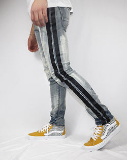 Preme - Jeans INDIGO/BLACK