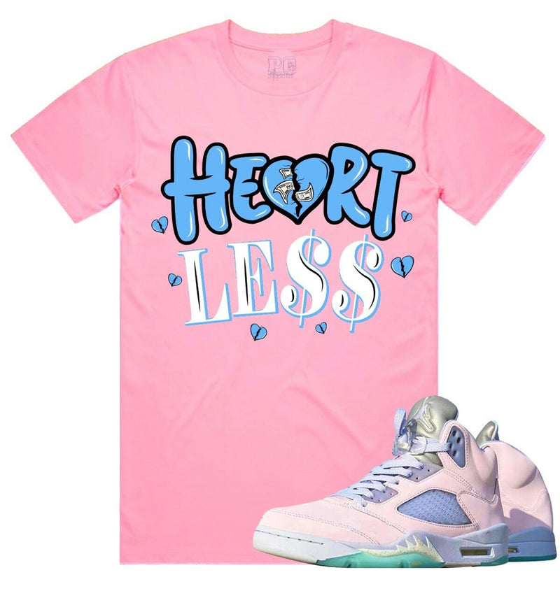 Planet OF Grapes - Heart Less Pink Sky Blue Tee