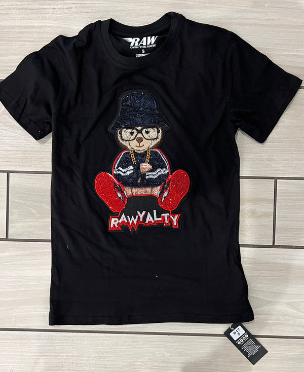 Rawalty - Badger Hat Black Tee