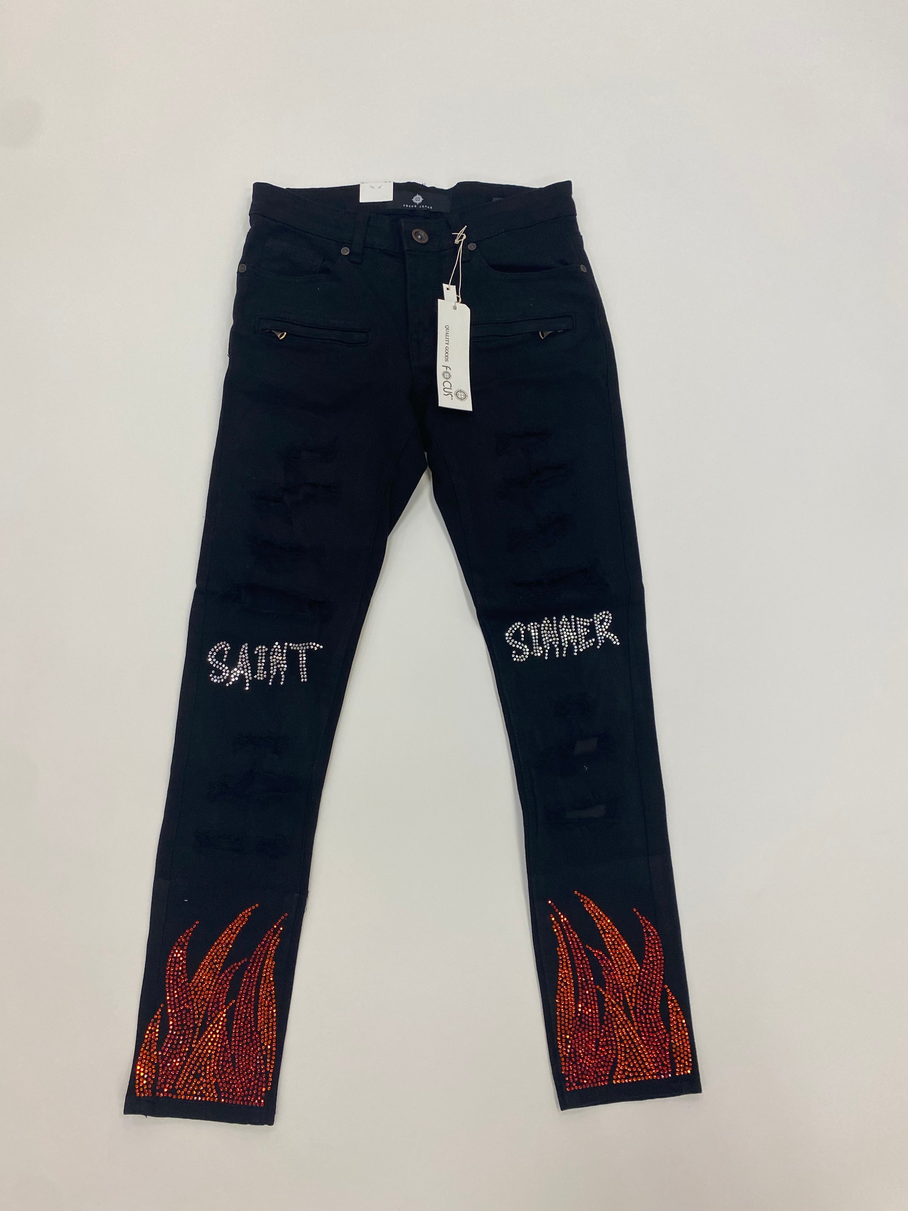 Focus - Saint Sinner Flame Jean