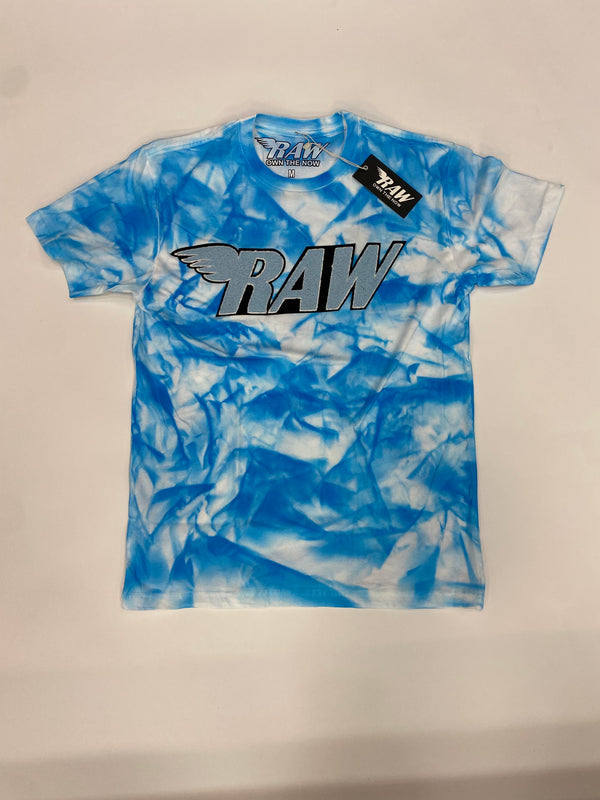 Rawalty - RAW Tye Dye Sky Blue Tee