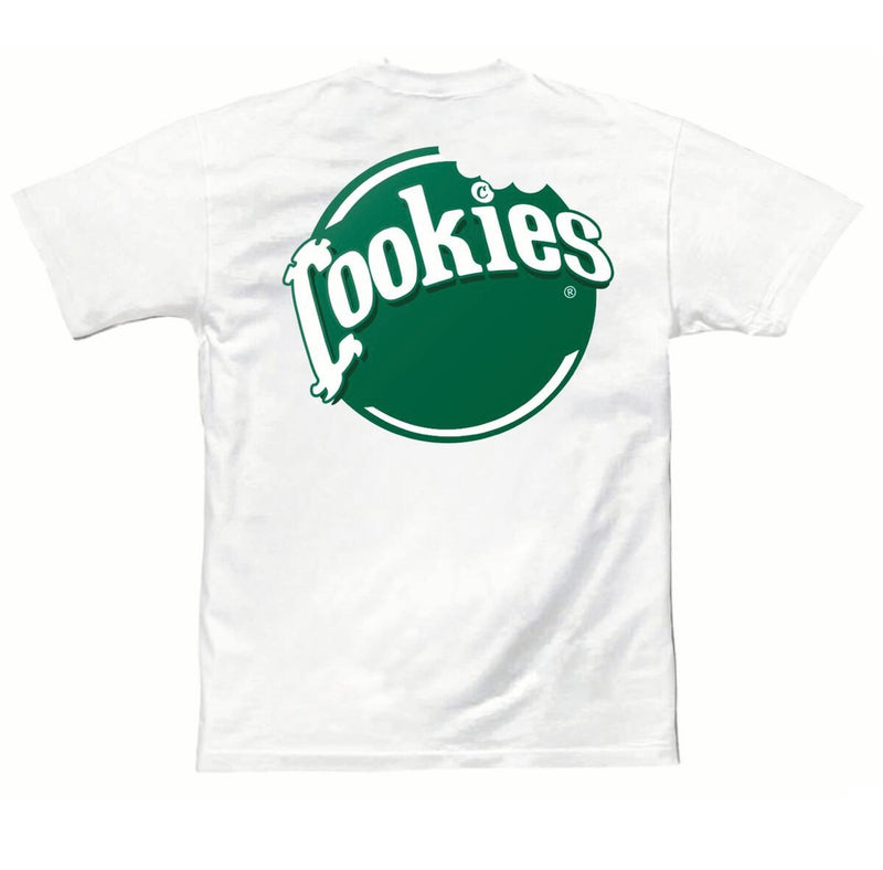 Cookies - FRONT TO BACK LOGO White Tee