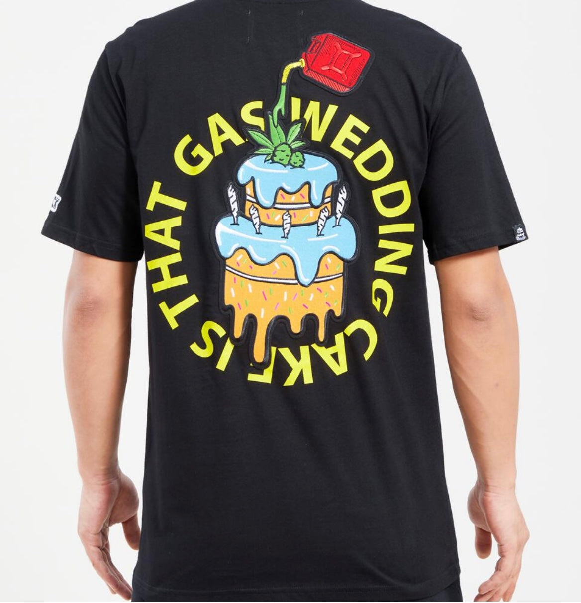 Wedding Cake - That Gas Cake Black Tee