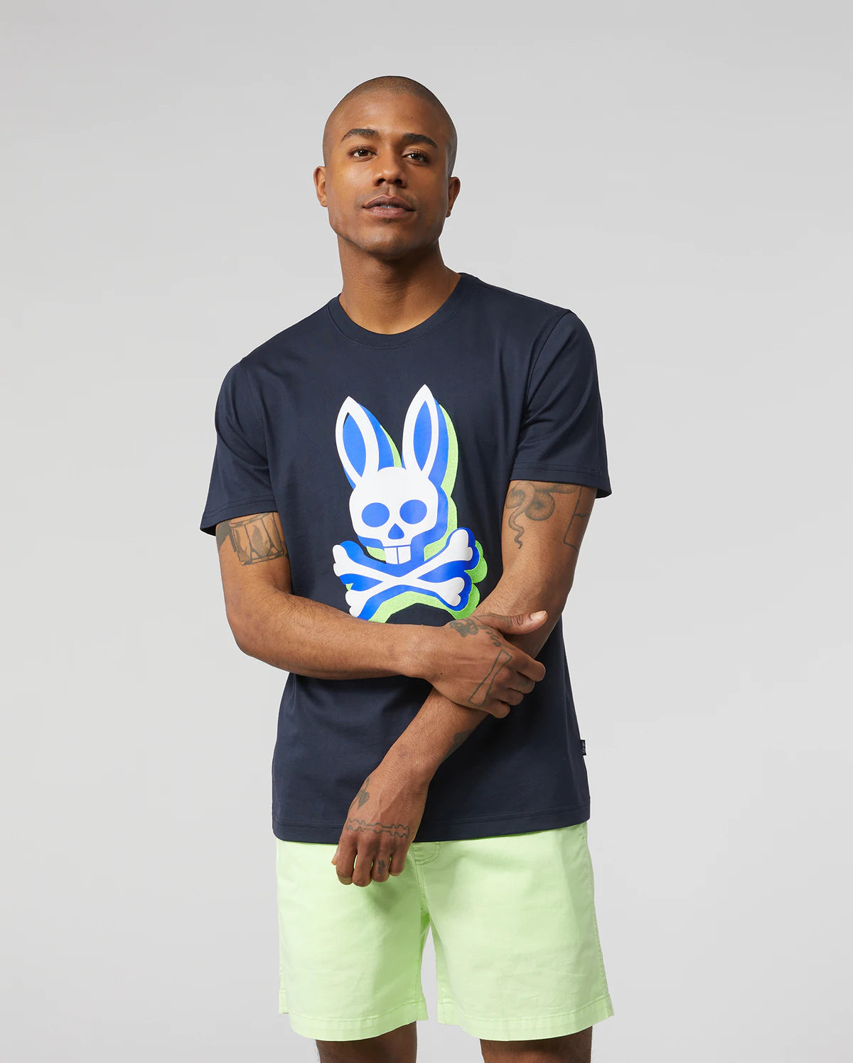 Psycho Bunny - MENS LAMPORT GRAPHIC Navy Tee