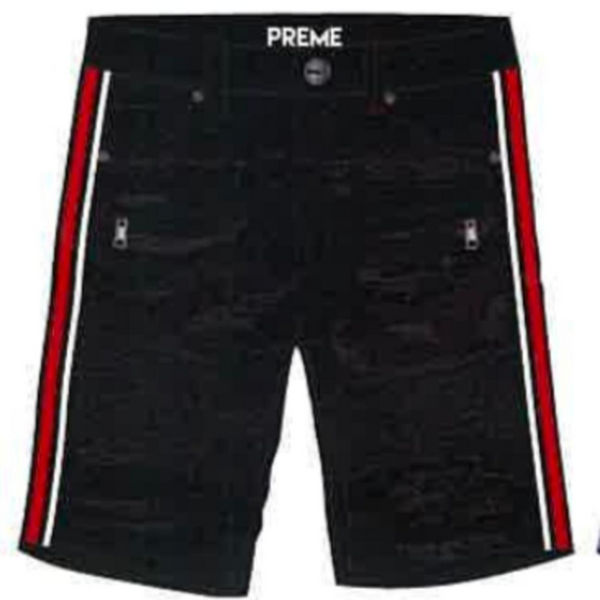 Preme - Shorts BLACK / RED