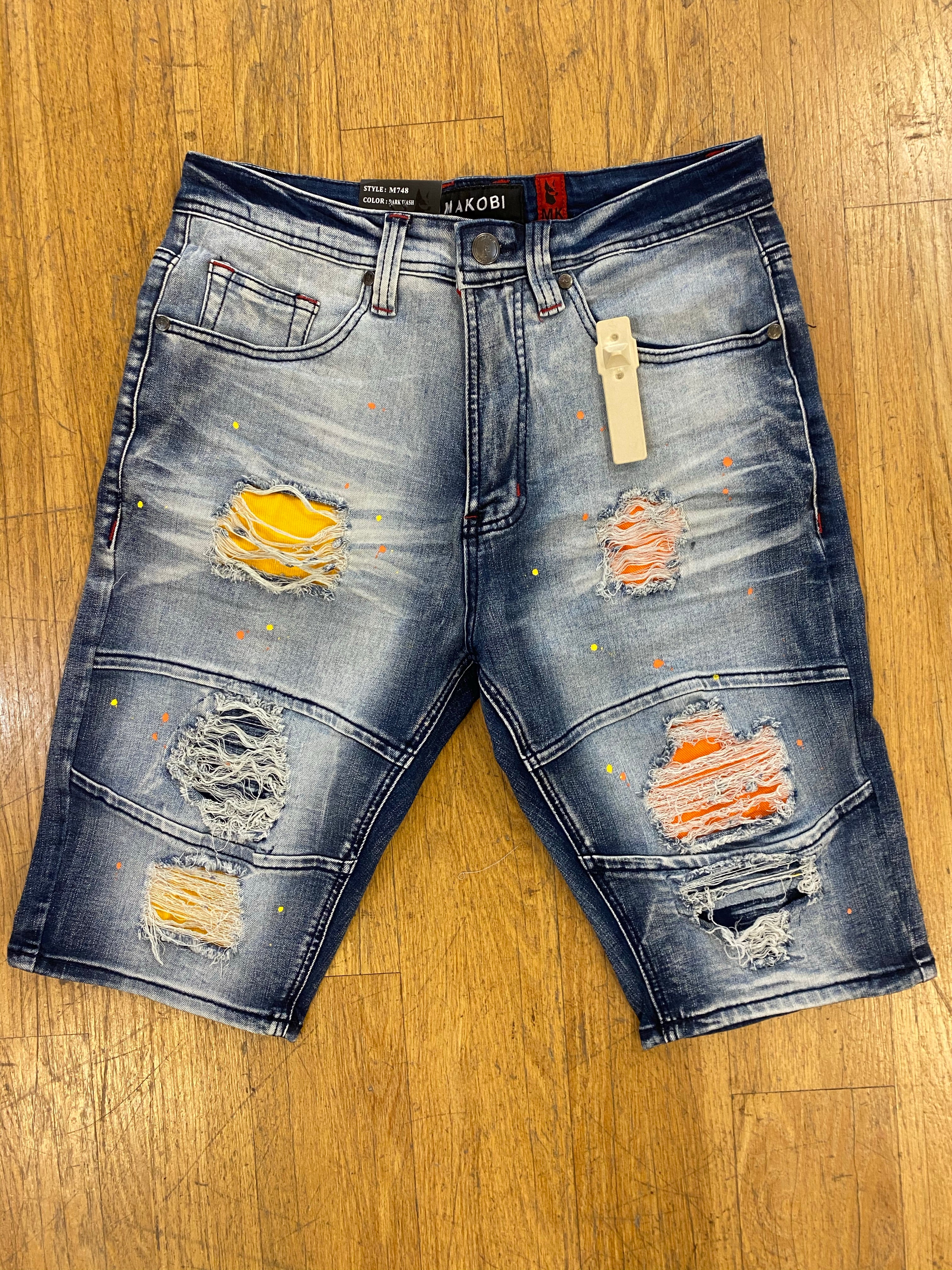 Makobi - Shorts M748 Orange - Yellow