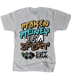 Outrank - Makin' Money Grey / Charcoal Tee