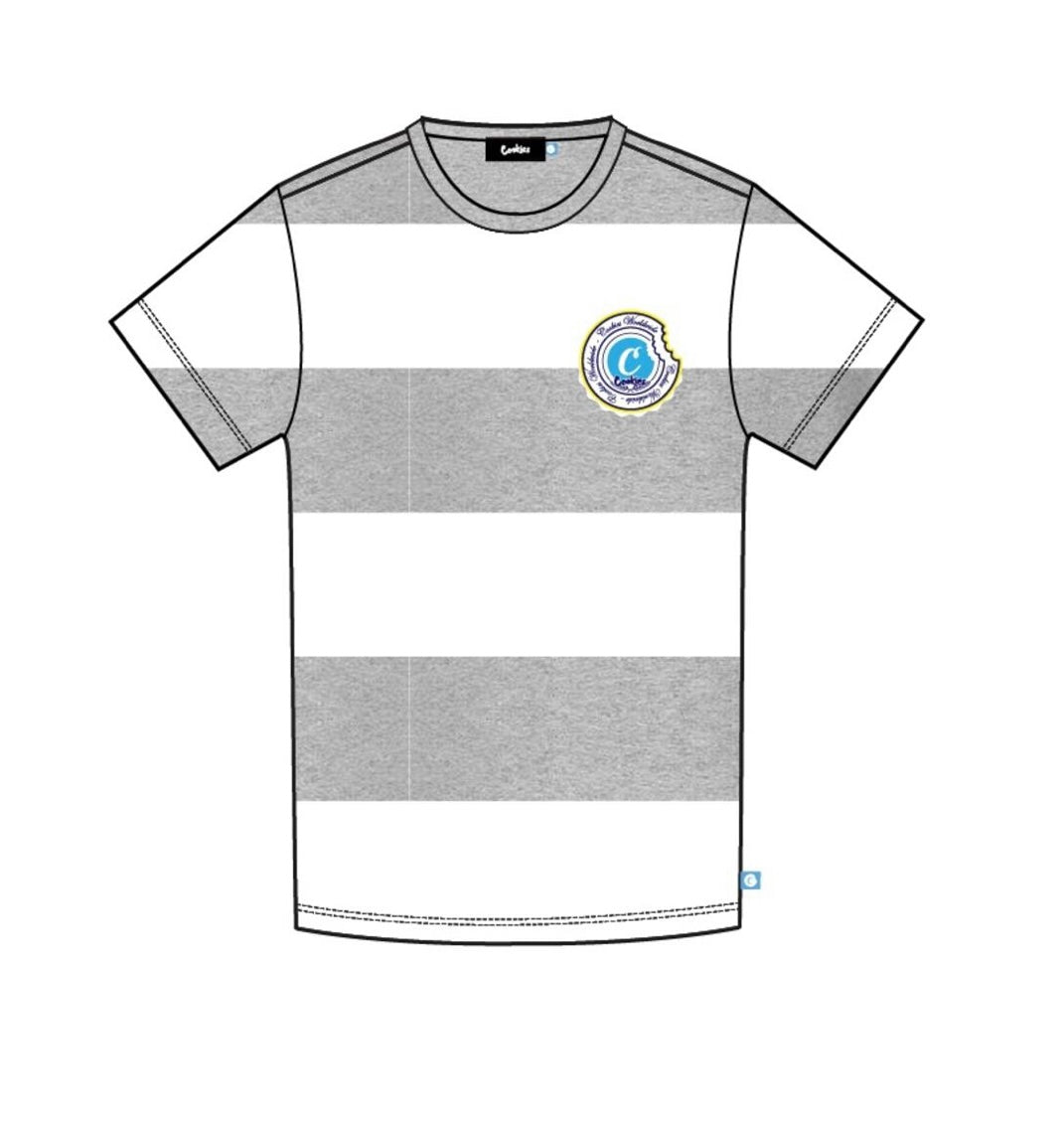 Cookies -  Grey / White Chest Logon Tee
