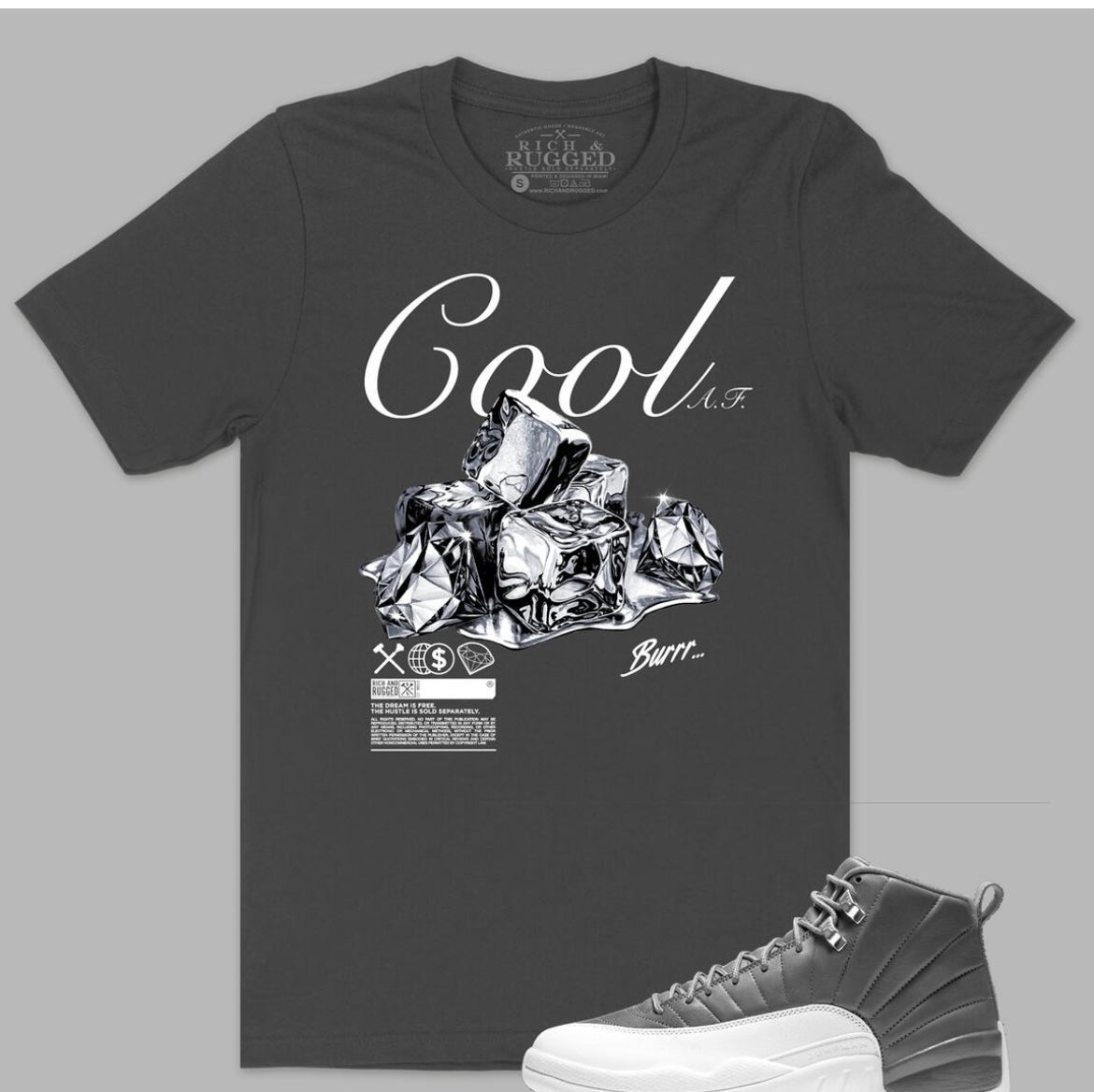 Rich & Rugged - Coolin Dark Grey Tee