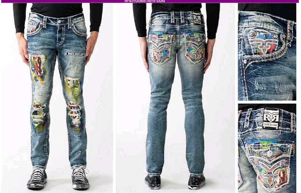 Rock revival - RUTH Blue jean