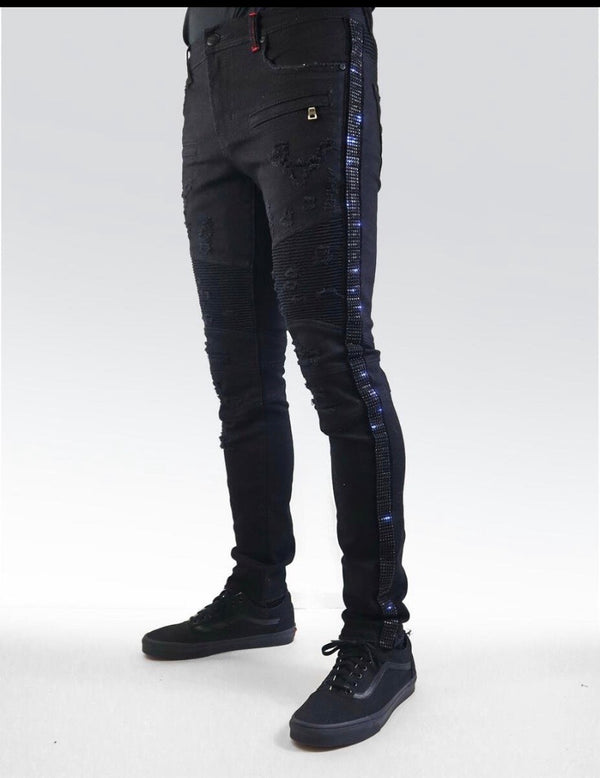 Preme - Jeans Black / Black Diamond / Stones