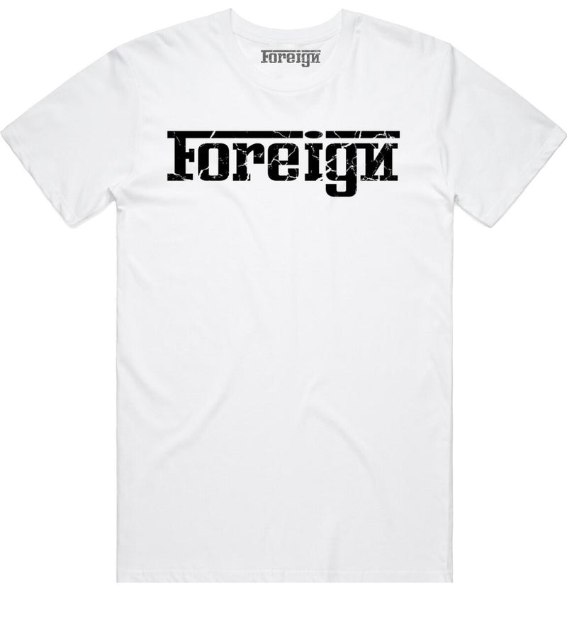 Foreign - White / Black Tee