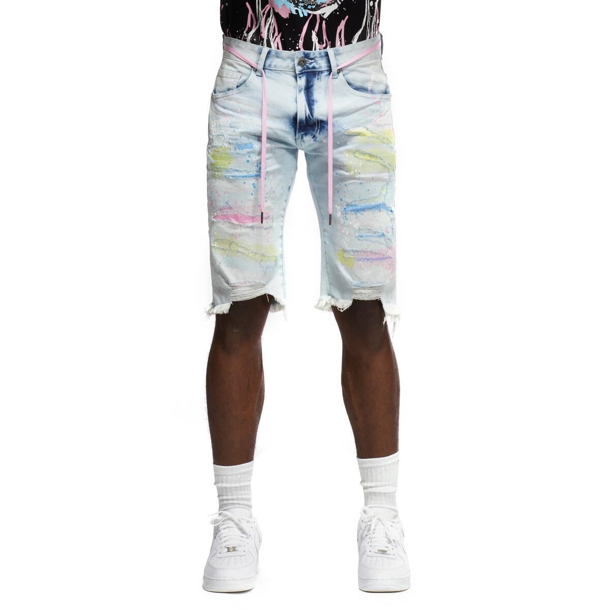 Smoke Rise - COLORSTITCH DENIM SHORT