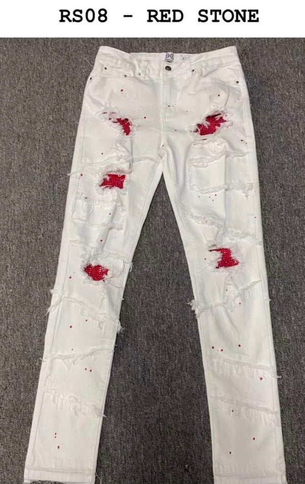 Dna - Jean White / Red Parch July Jean