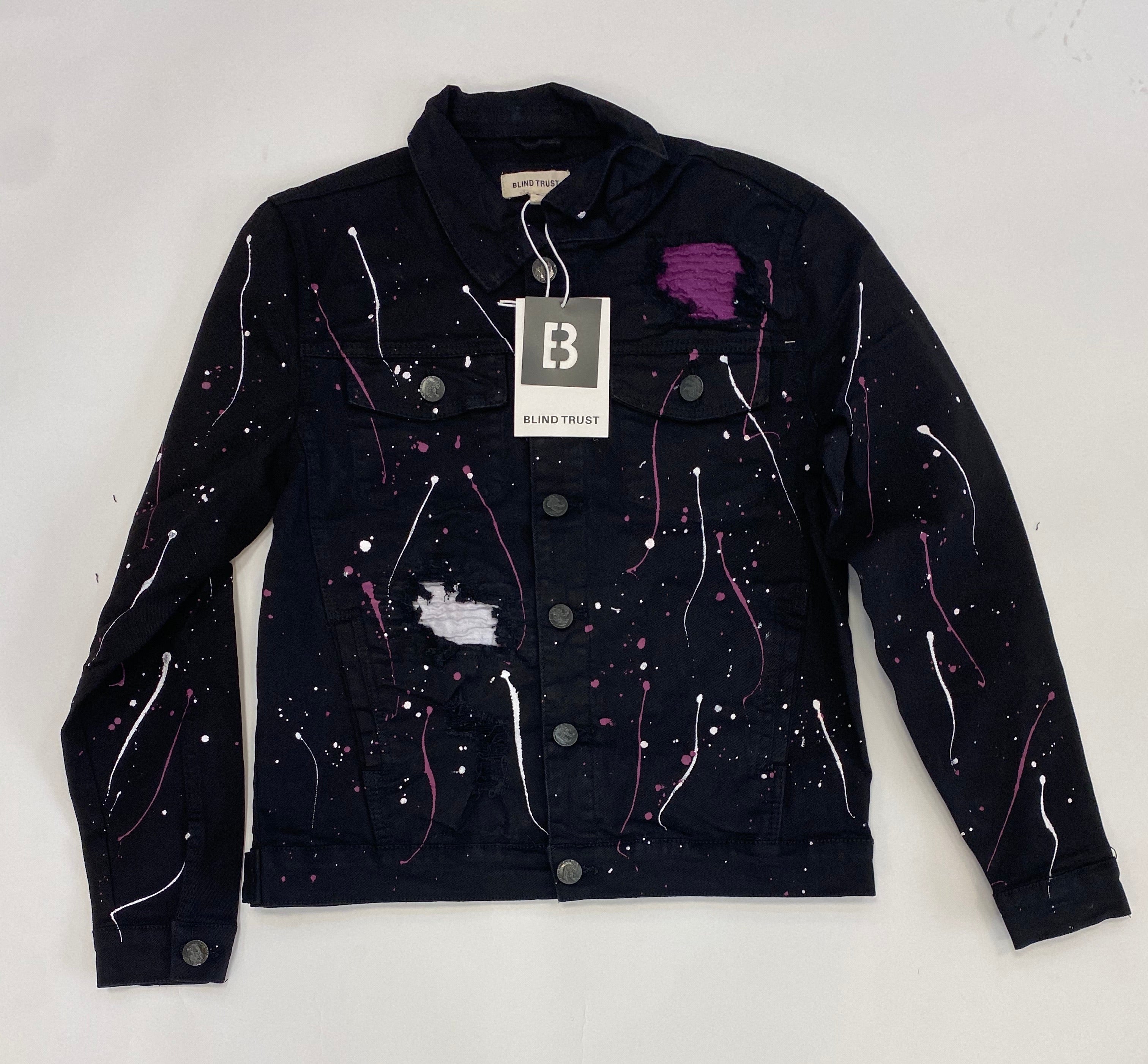 Blind Trust - Jacket Black / Purple Patch