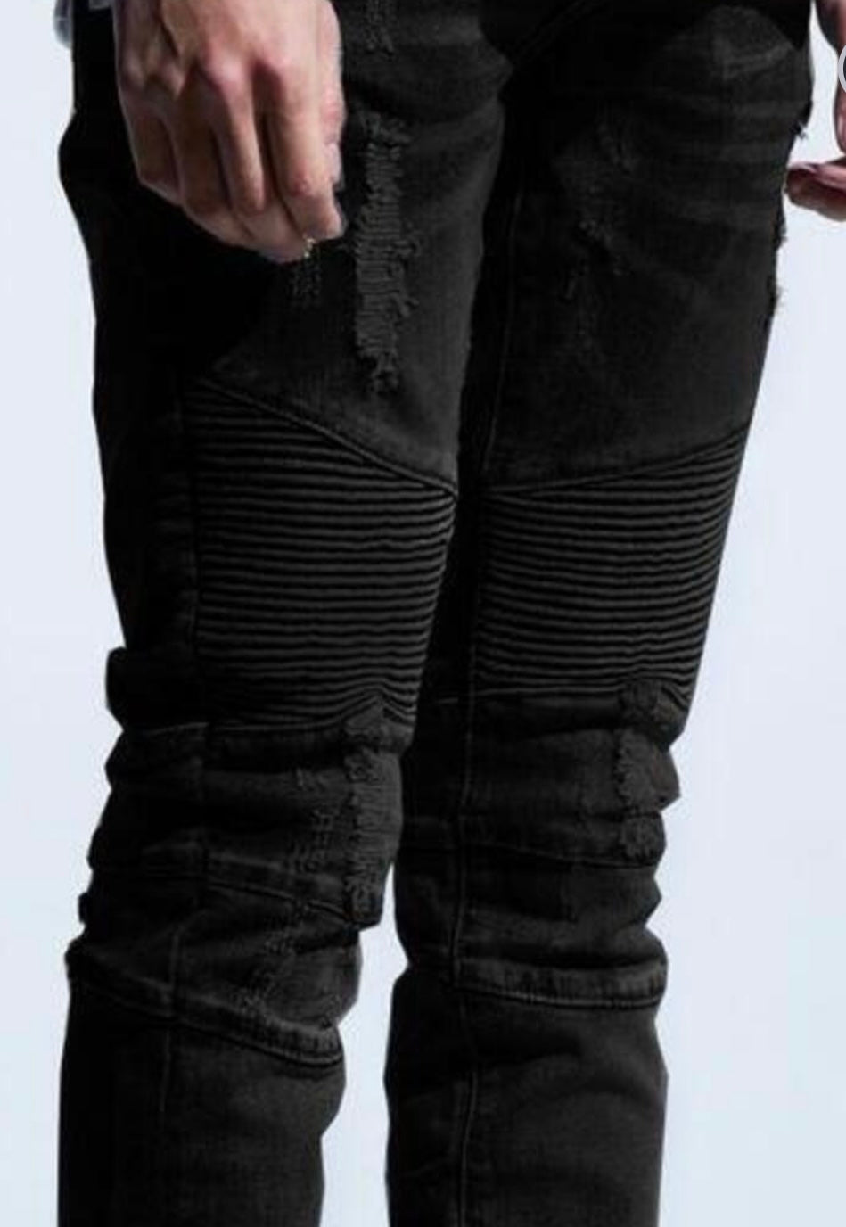 Embellish - SPENCER (Biker) (EMBSPNCR-BKR) Black Jean