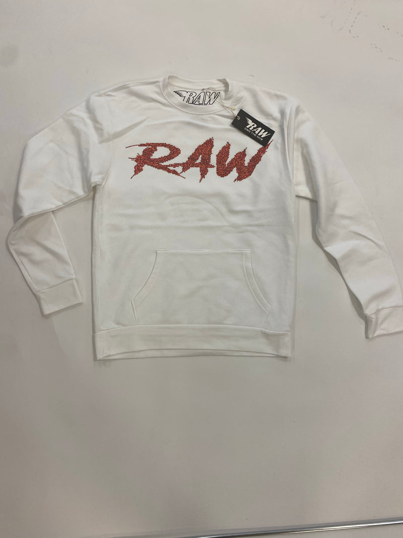 Rawalty - Crewneck RAW White / Red
