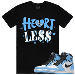 Planet Of The Grapes - HeartLess Black / Sky Blue Tee