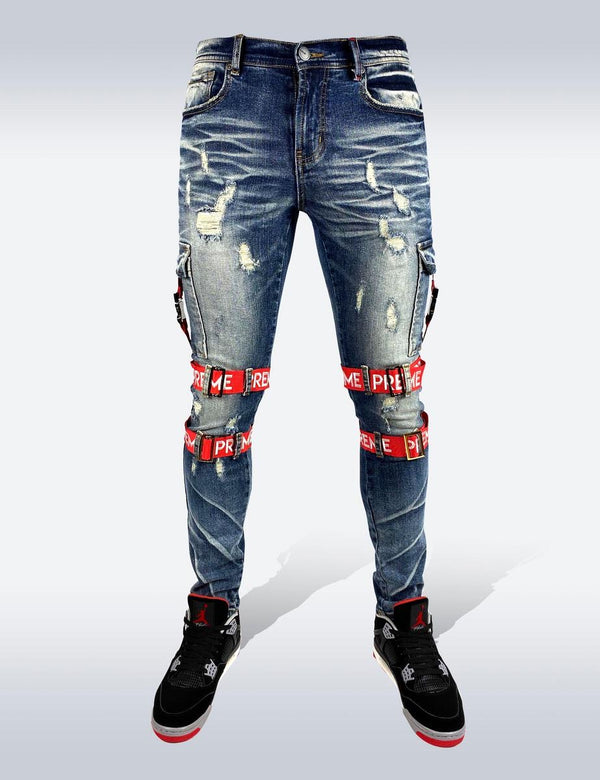 Preme - Jean Red Strap