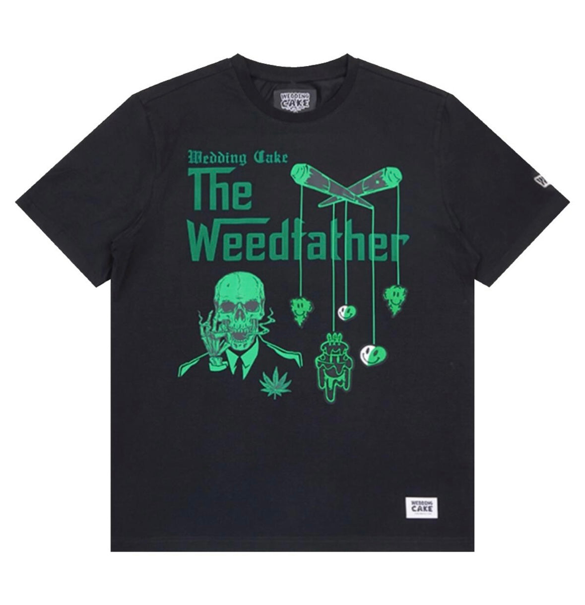 Wedding cake - The Weedfather black tee