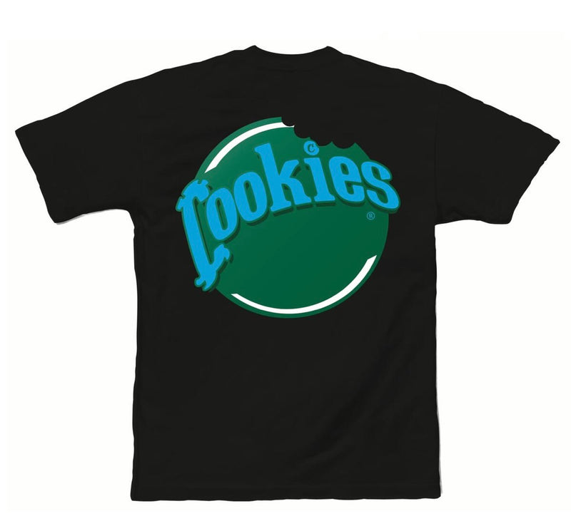 Cookies - FRONT TO BACK LOGO Black Tee