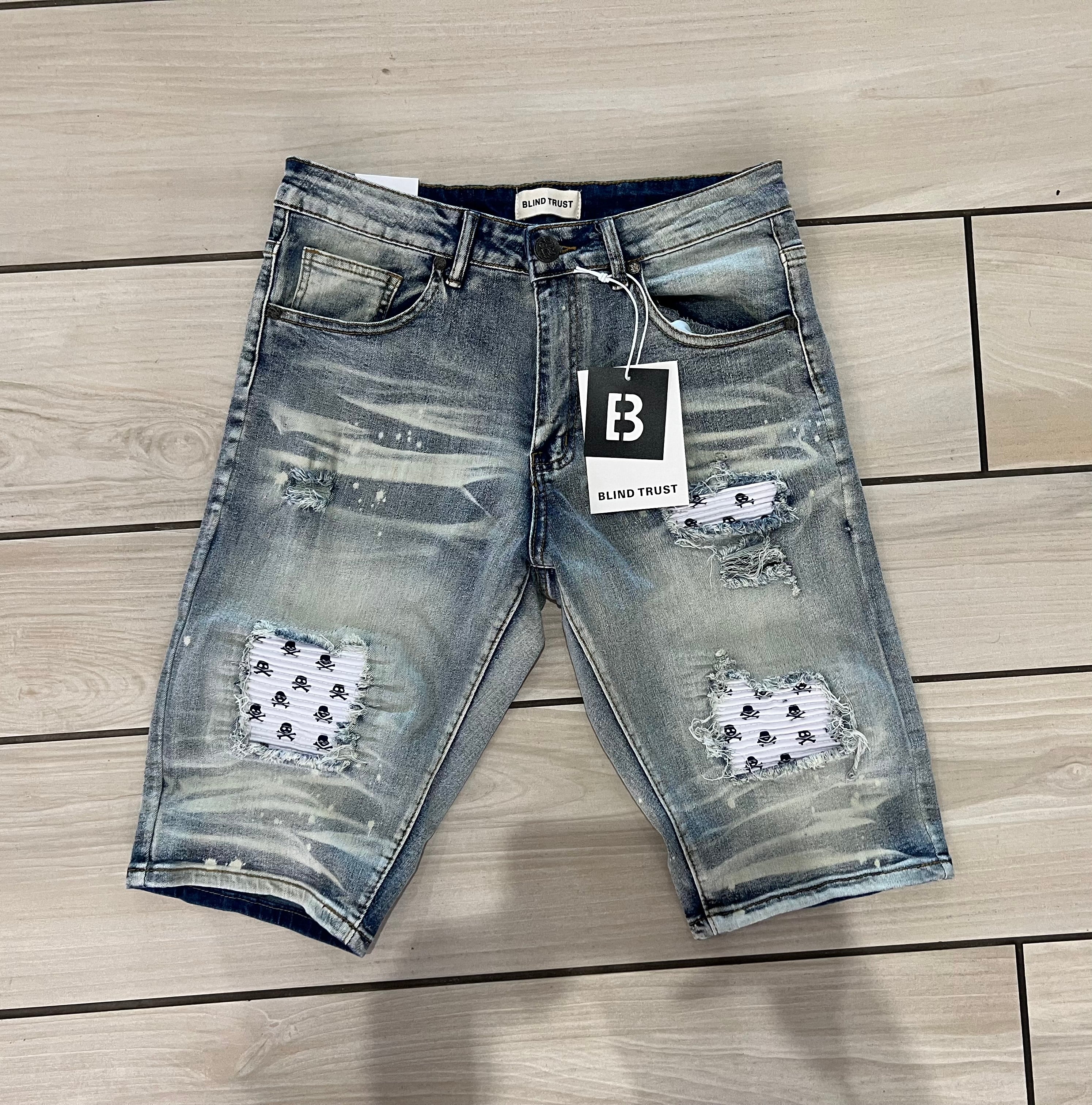 Blind Trust - BTS222253 Blue Wash Short