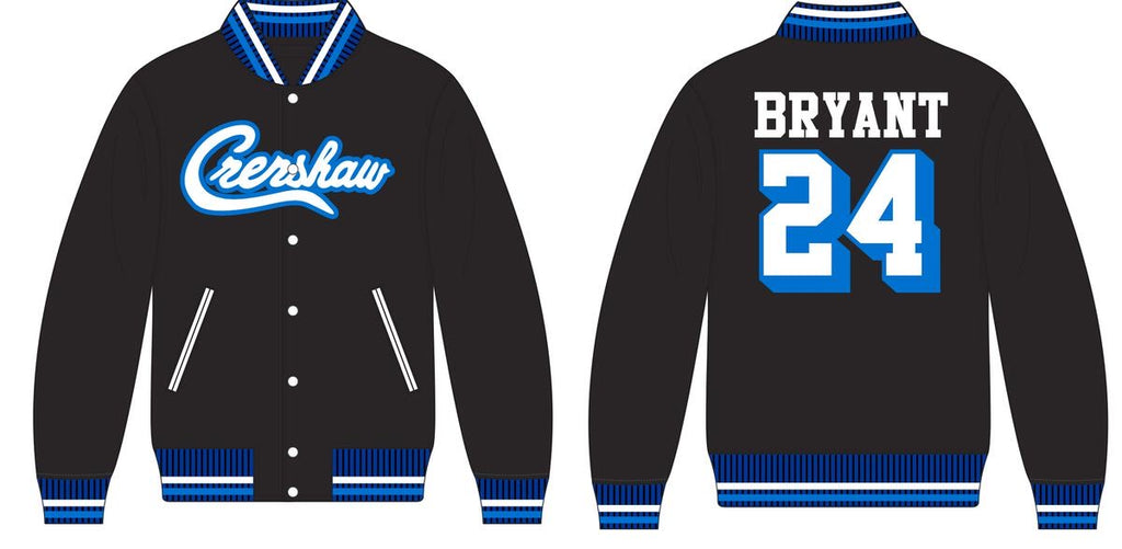 Headgear Classics - KOBE BRYANT WHITE CRENSHAW BASKETBALL JERSEY