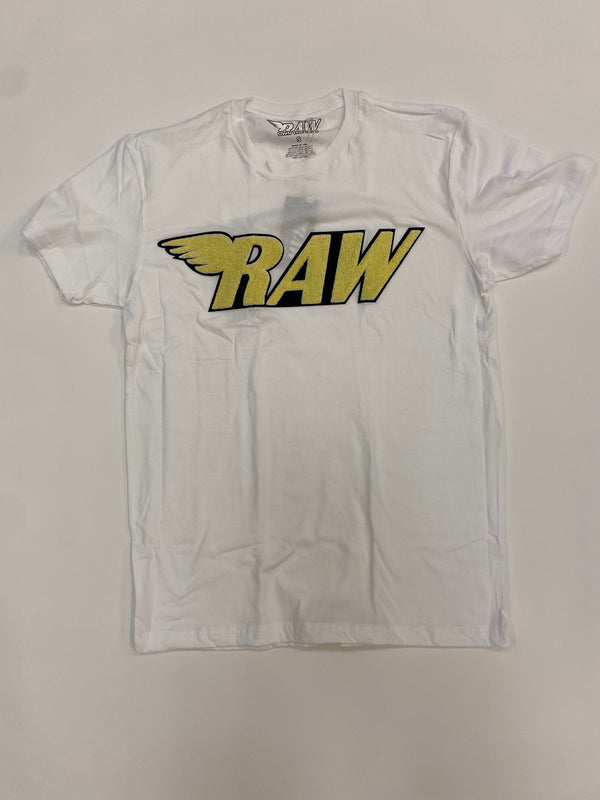 Rawalty - RAW White / Yellow Tee