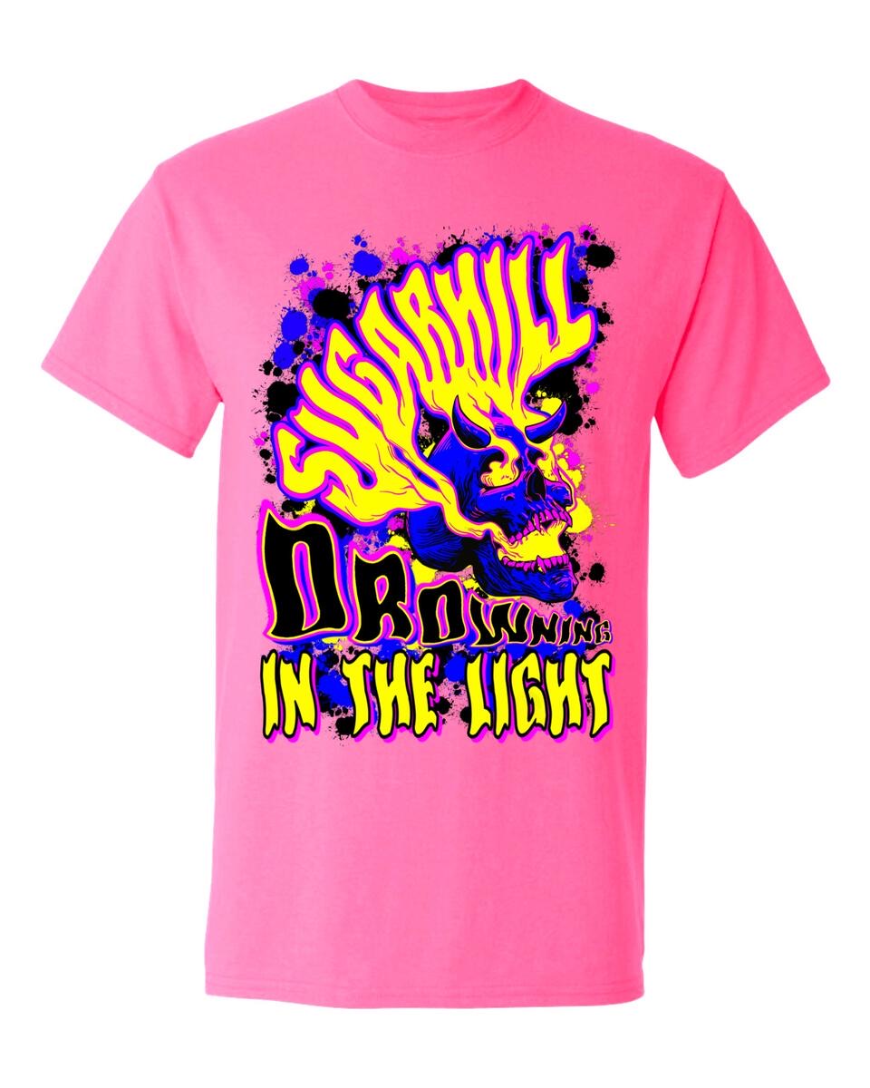 Sugar Hill - DROWNING T-SHIRT (NEON PINK) (SH-SUM221-29)