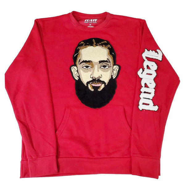 Rawalty - Crewneck Nipsey Red