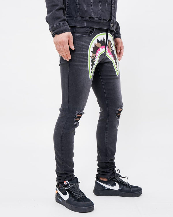 Eternity - Light Black Wash  SHARKMOUTH Jean