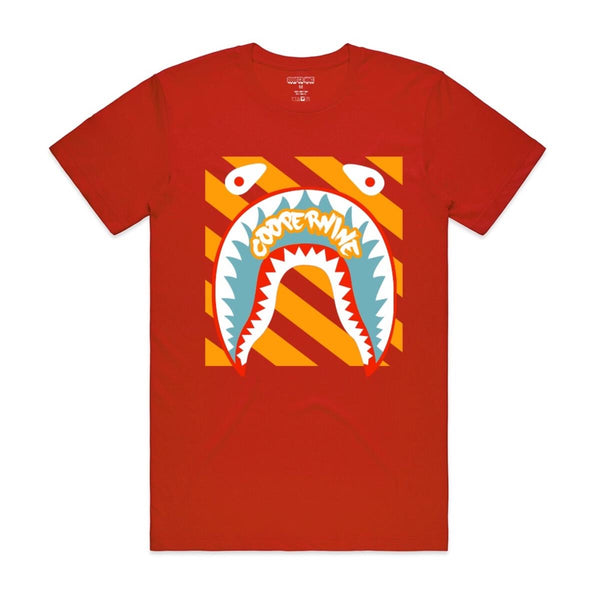 Cooper 9 - Shark Mouth Red Tee