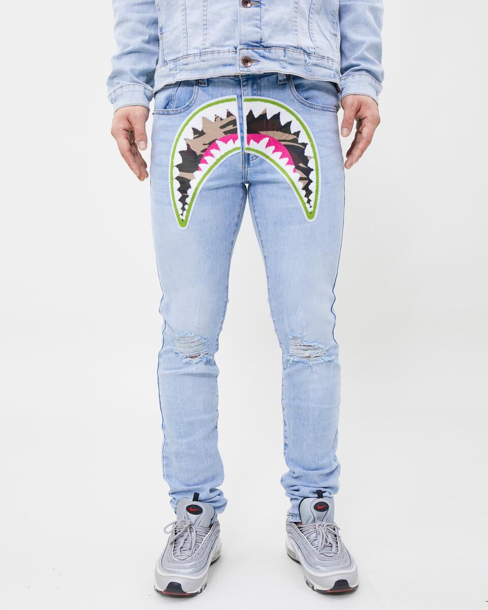 Eternity - Light Wash Shark Mouth Jean