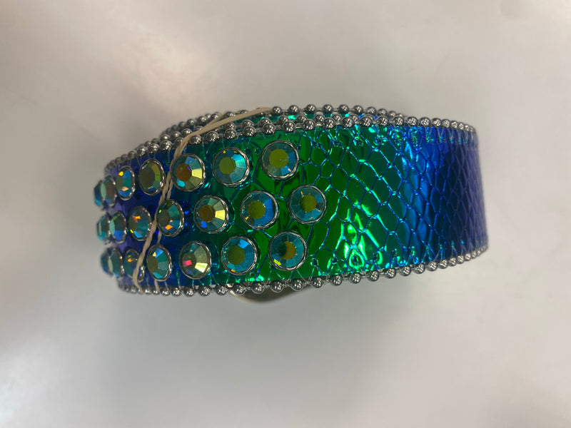 DNA Belts - Royal  Blue / Lime Green Belt