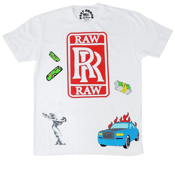Rawalty - RR Puff White Tee